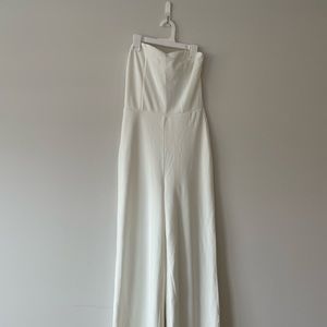 NWT Lulu’s white jumpsuit - never worn!